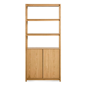 Open Plan Tall Bookcase With Storage