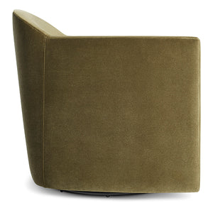 About Face Swivel Velvet Lounge Chair