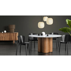 4/4 60” Round Dining Table