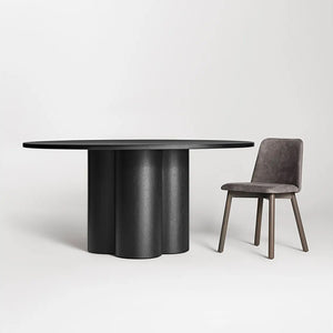 4/4 60” Round Dining Table