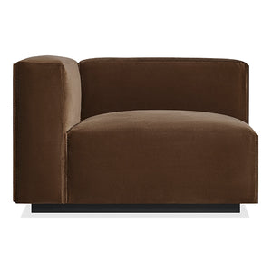 Cleon One Arm Velvet Lounge Chair