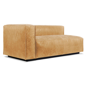 Cleon One Arm Leather Sofa