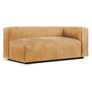 Cleon One Arm Leather Sofa