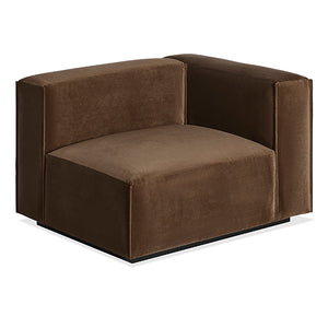 Cleon One Arm Velvet Lounge Chair