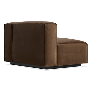 Cleon One Arm Velvet Lounge Chair