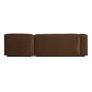 Cleon Small Velvet Sectional Sofa