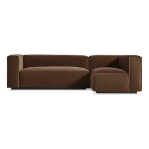 Cleon Small Velvet Sectional Sofa