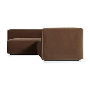 Cleon Small Velvet Sectional Sofa