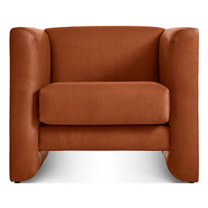 Double Down Leather Lounge Chair - New!