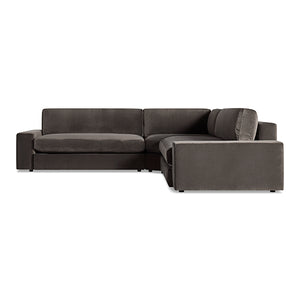 Esker Velvet L Sectional Sofa – New!